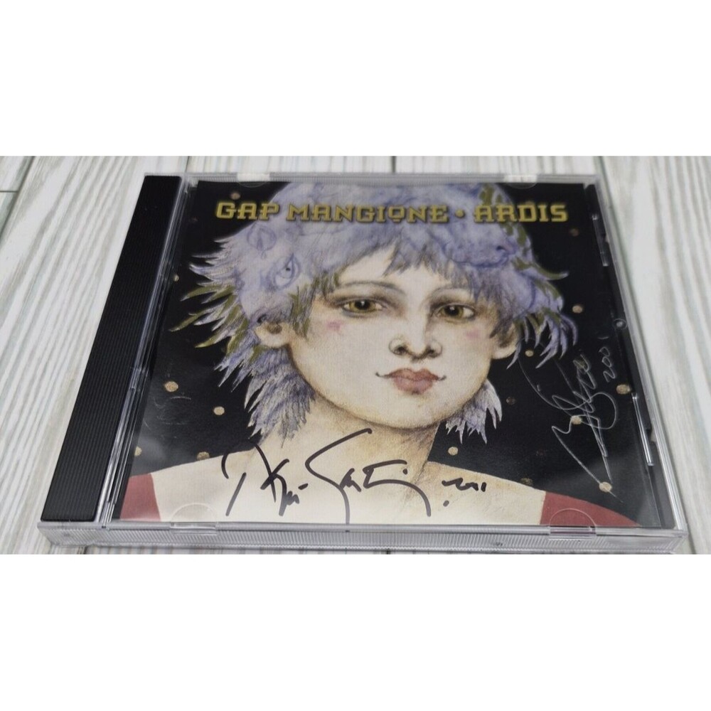 SIGNED Gap Mangione Ardis CD 2001 Steve Gadd Tony Levin Autographed Rare Jazz NY